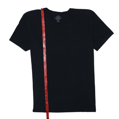Calvin Klein Men's Black Cotton Crew Neck XL Regular Fit T-Shirt