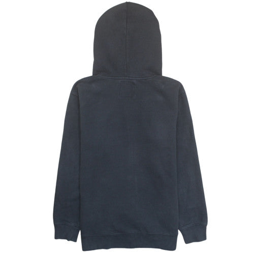 Vans Mens Black Full Zip Hoodie Large Cotton Fleece Skateboarding