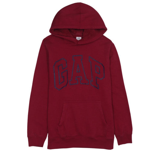 GAP Women Burgundy Pullover Hoodie M Cotton Blend Casual
