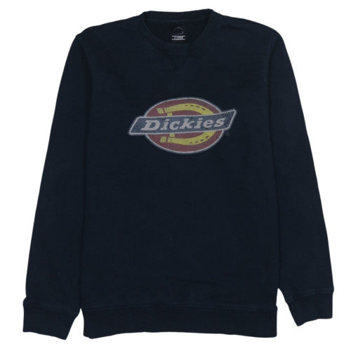Dickies Men’s Blue XL Pullover Sweatshirt Crew Neck Logo Print