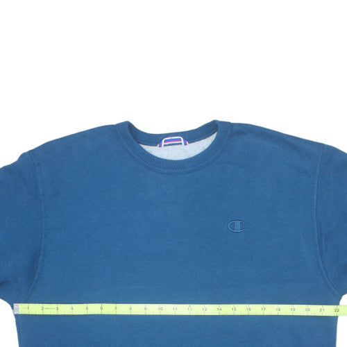 Champion Men's Blue Crew Neck Pullover Sweatshirt Size M