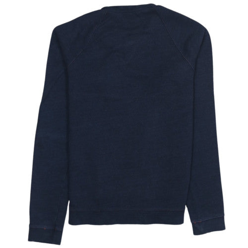 Lacoste Men's Blue Crew Neck Cotton Pullover Sweatshirt M