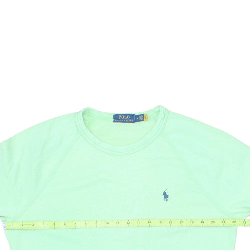 Polo Ralph Lauren Men's Green Cotton Pullover Sweatshirt M