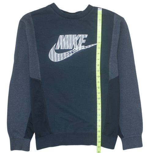 Nike Men's Blue Graphic Logo Pullover Sweatshirt Size S