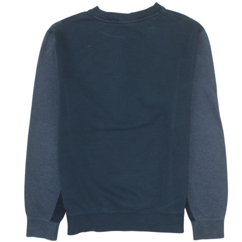 Nike Men's Blue Graphic Logo Pullover Sweatshirt Size S