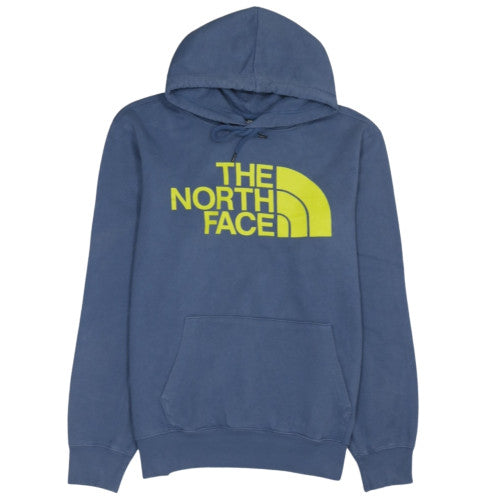 The North Face Mens Blue Logo Pullover Hoodie Size L