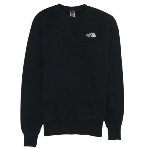 The North Face Mens Black M Crew Neck Sweatshirt Fleece Cotton Blend