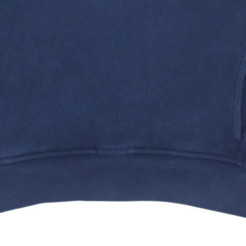 Lacoste Men's Blue 1/2 Zip Cotton Sweatshirt Size S