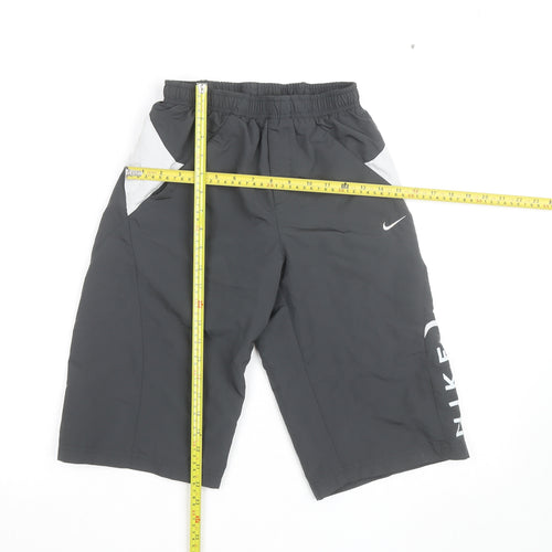 Nike Boys Black Athletic Shorts M 11-12 Years Quick Dry Sportswear