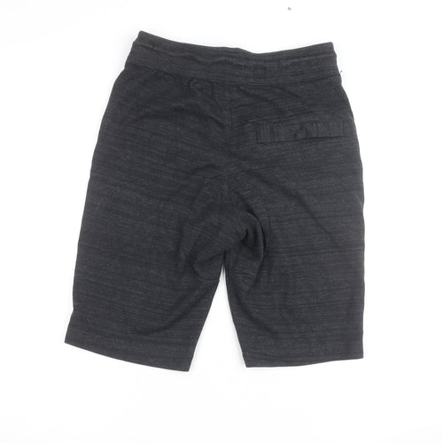 Nike Men's Black Small Athletic Sweat Shorts with Zip Pockets