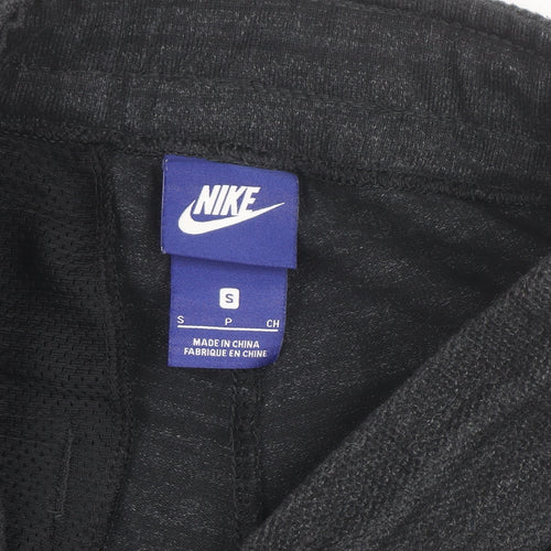 Nike Men's Black Small Athletic Sweat Shorts with Zip Pockets