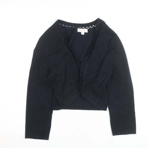 Monsoon Women's Black Embroidered Cardigan Size S