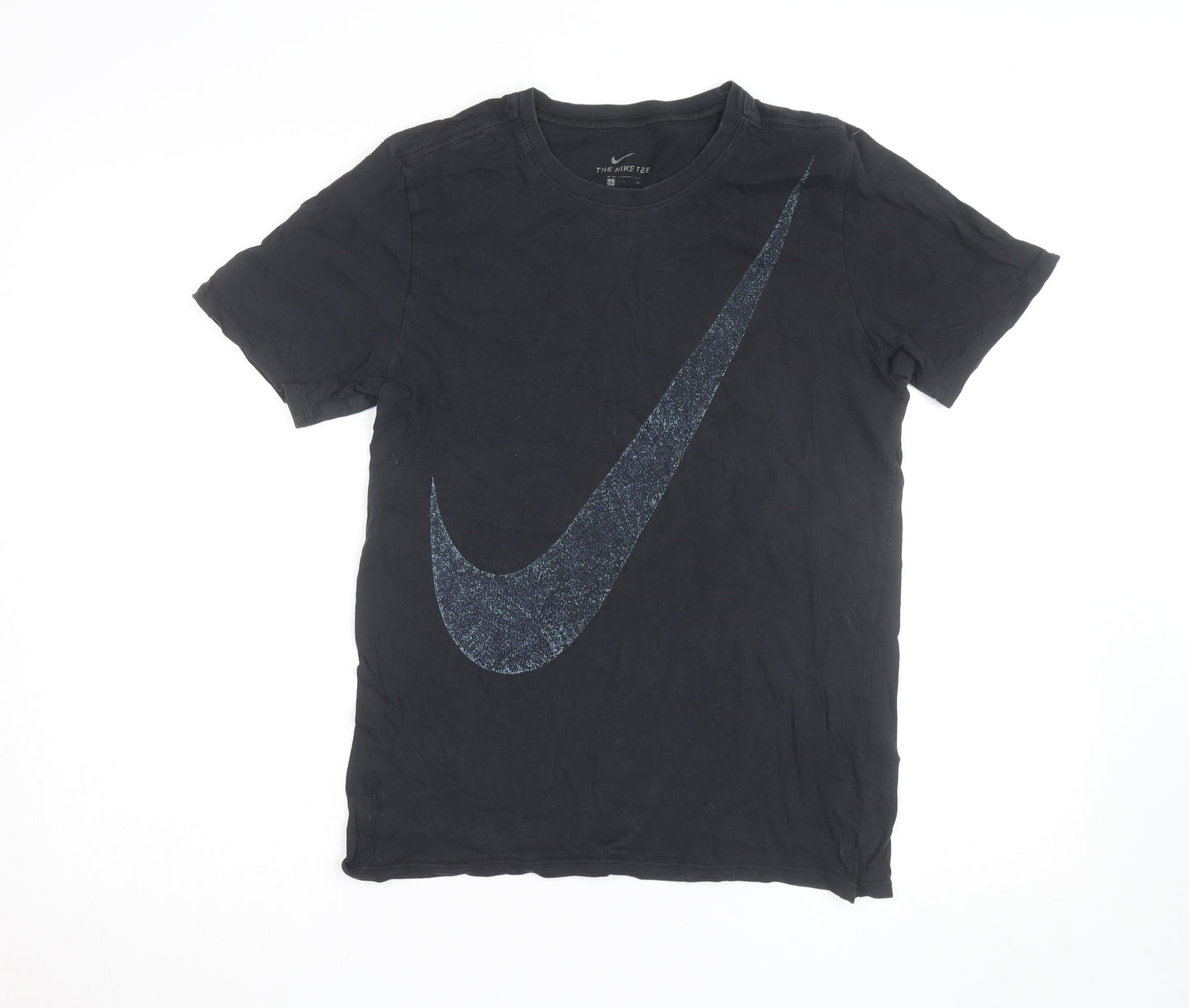 Nike Men's Black Graphic Logo Sports T-Shirt Size M