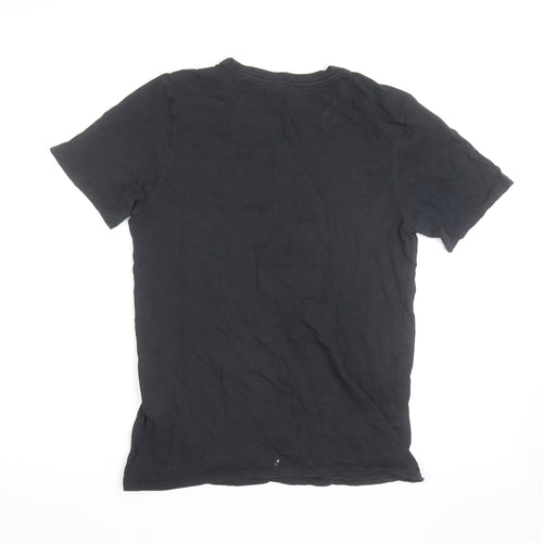 Nike Men's Black Graphic Logo Sports T-Shirt Size M