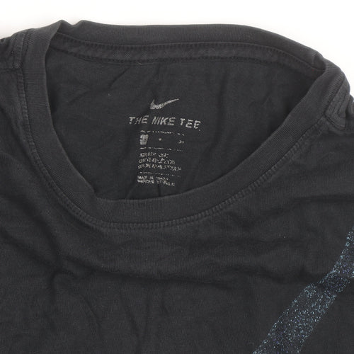 Nike Men's Black Graphic Logo Sports T-Shirt Size M
