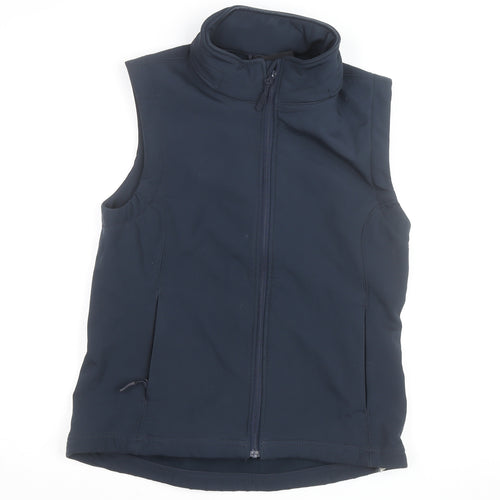B&C Collection Men's Blue XL Softshell Bodywarmer Vest