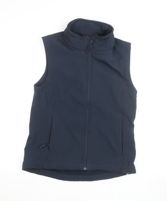 B&C Collection Men's Blue XL Softshell Bodywarmer Vest