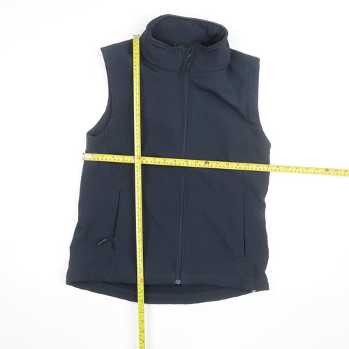 B&C Collection Men's Blue XL Softshell Bodywarmer Vest