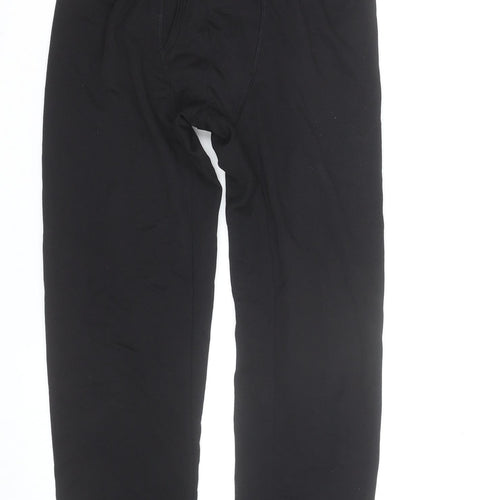 Crivit Men's Black Jogger Trousers S Regular Fit Elastic Waist
