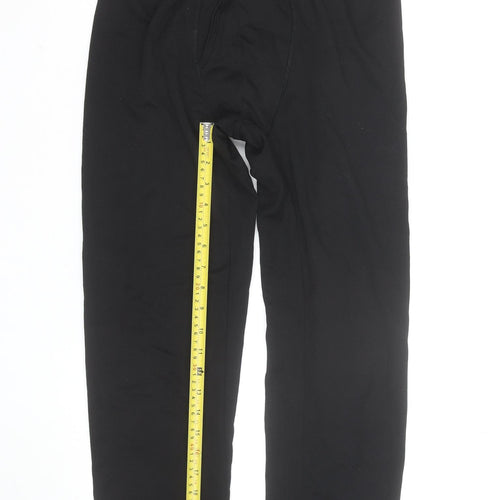 Crivit Men's Black Jogger Trousers S Regular Fit Elastic Waist