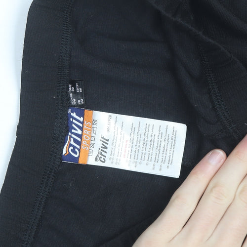 Crivit Men's Black Jogger Trousers S Regular Fit Elastic Waist