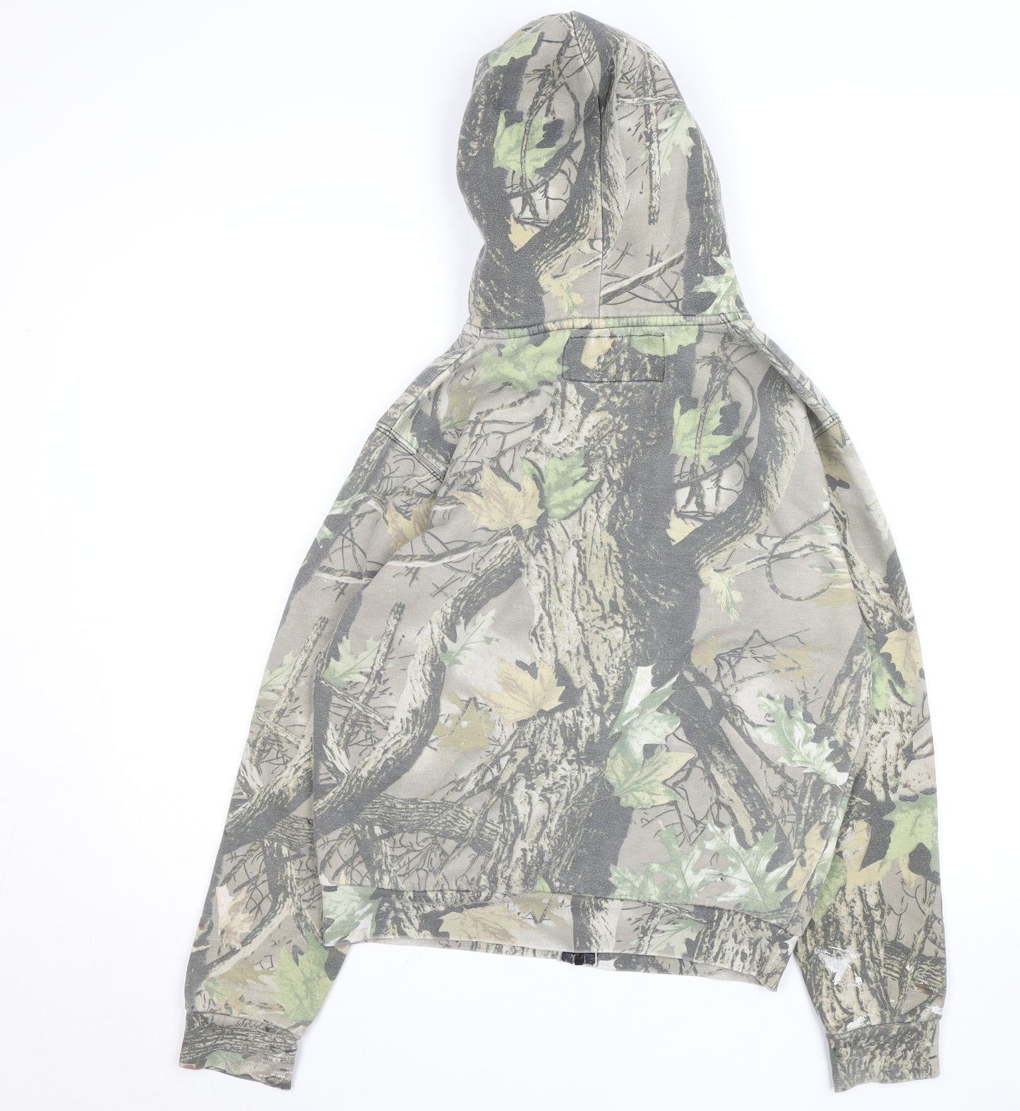 Cold Stream Outdoors Men's Green Camouflage Full Zip Hoodie S
