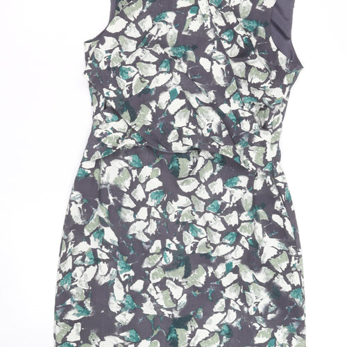 Hobbs Women’s Multicoloured Floral Sheath Knee Length Dress Size 12