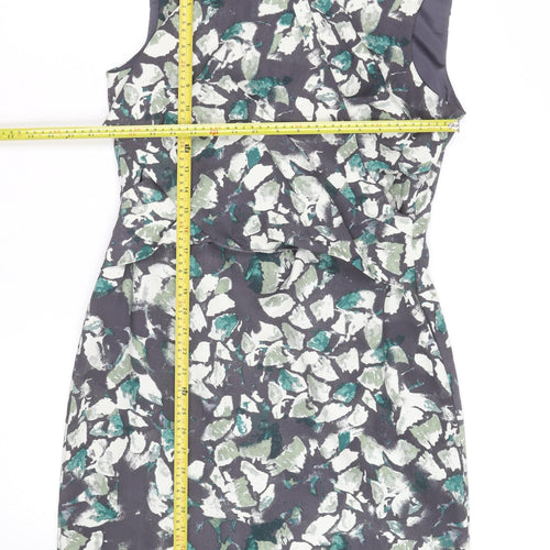 Hobbs Women’s Multicoloured Floral Sheath Knee Length Dress Size 12