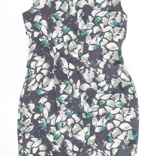 Hobbs Women’s Multicoloured Floral Sheath Knee Length Dress Size 12
