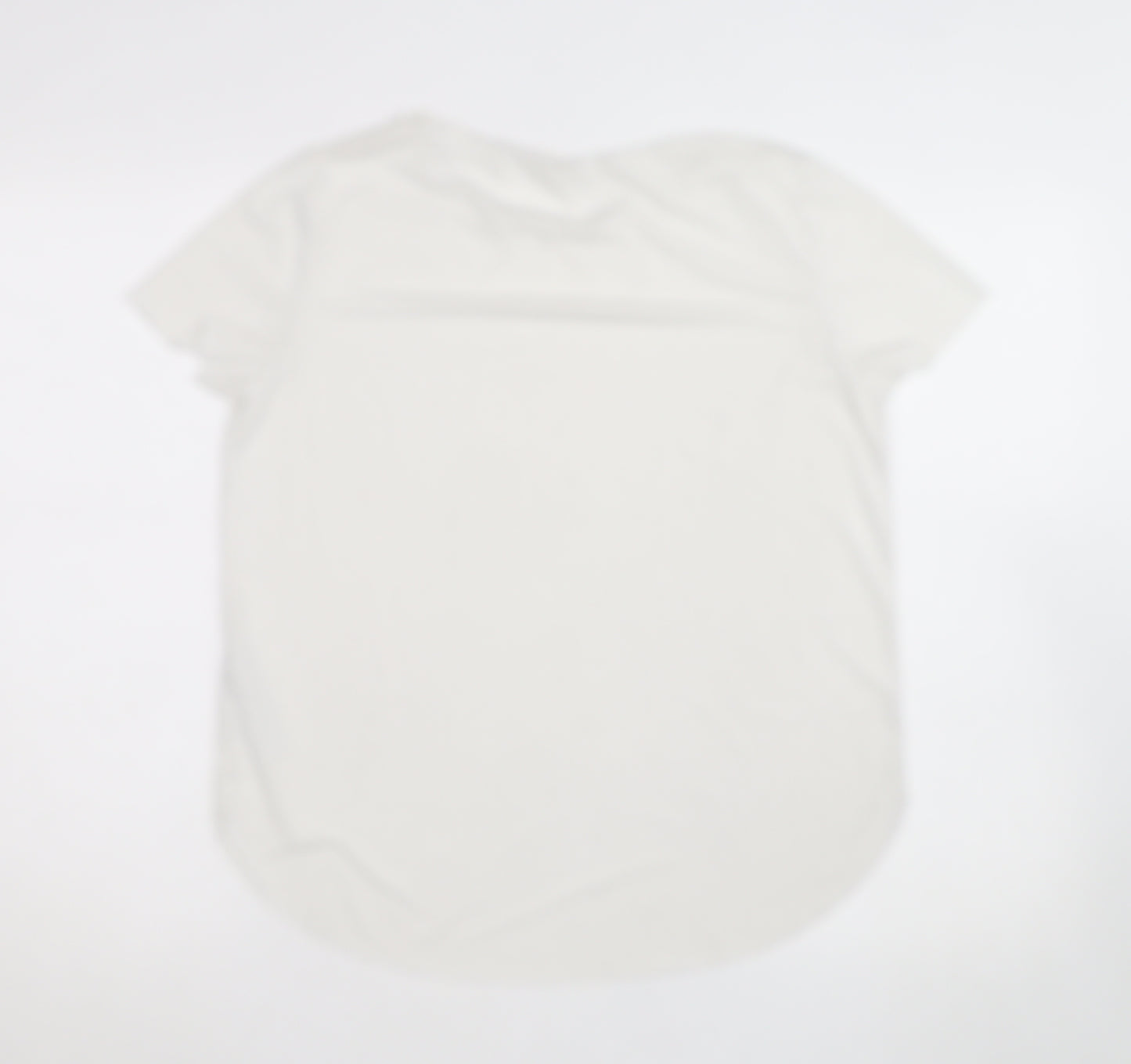 Oysho Womens White Slim Fit Short Sleeve Active T-Shirt Size S