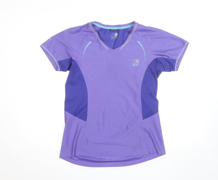 Karrimor Women’s Purple V-Neck Short Sleeve Running Top Size 12