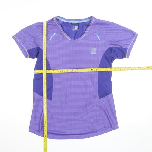 Karrimor Women’s Purple V-Neck Short Sleeve Running Top Size 12