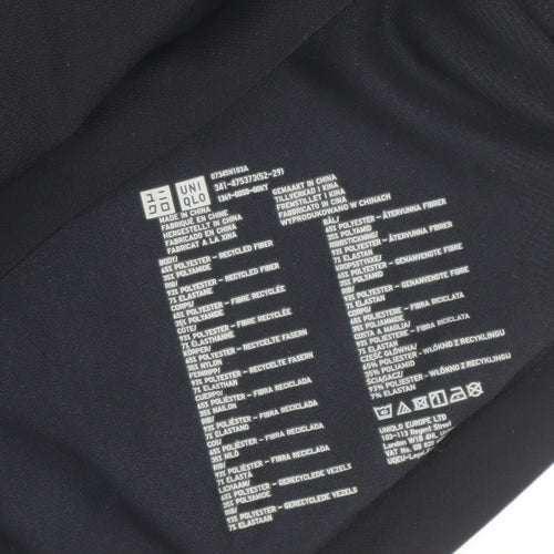 Uniqlo Men’s Black Polo Shirt M Moisture Wicking Quick Dry Top