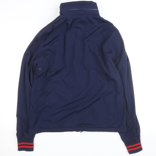 Polo Ralph Lauren Men's Blue Bomber Jacket Size M Classic Lined Zip
