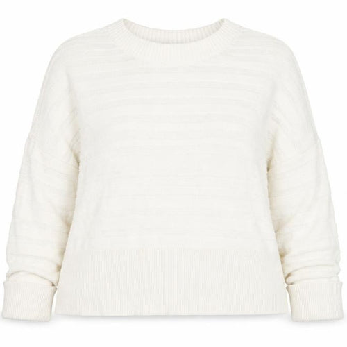 Paul Costelloe Living Women’s Ivory Cotton Blend Relaxed Knit Jumper XL