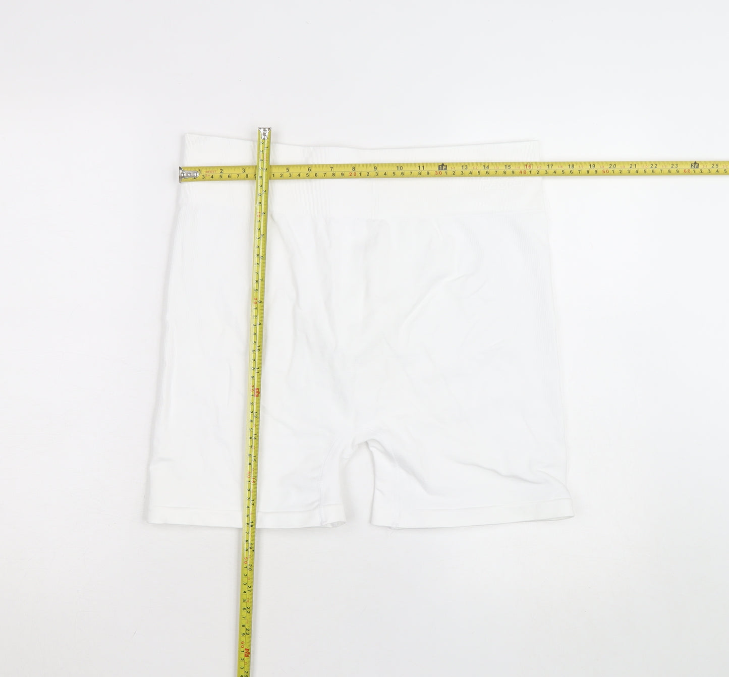 Kappa x Primark Women White L Biker Activewear Shorts