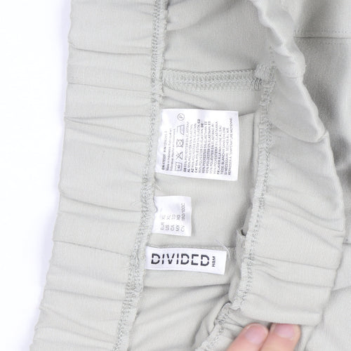 H&M Divided Women’s Grey Relaxed Jogger Trousers Size L