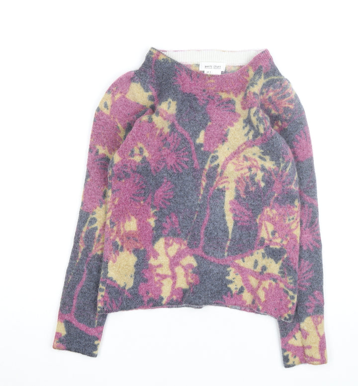 White Stuff Womens Multicoloured Wool Alpaca Jumper Size 8