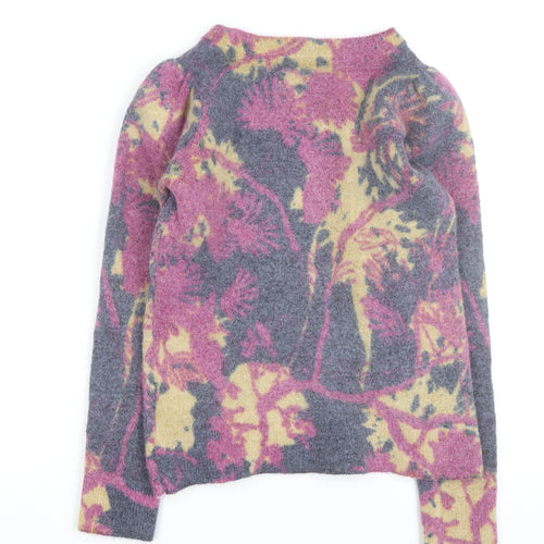 White Stuff Womens Multicoloured Wool Alpaca Jumper Size 8