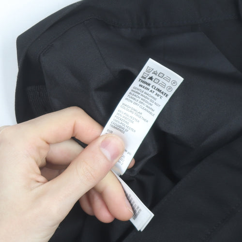 Marks and Spencer Boys Black 17-18 Years Regular Fit School Dress Pants