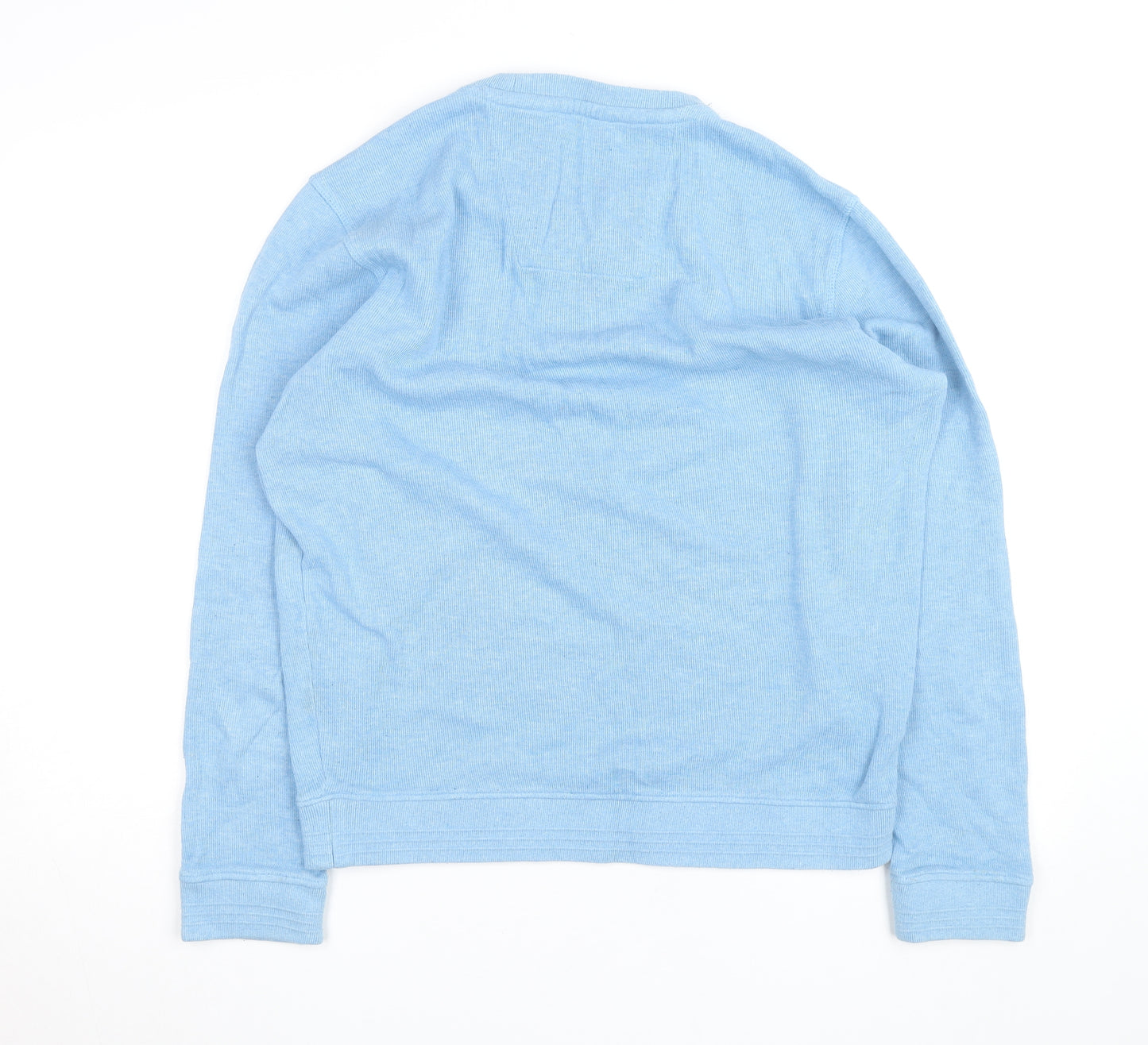 Crew Clothing Company Men's Blue M Pullover Cotton Jumper