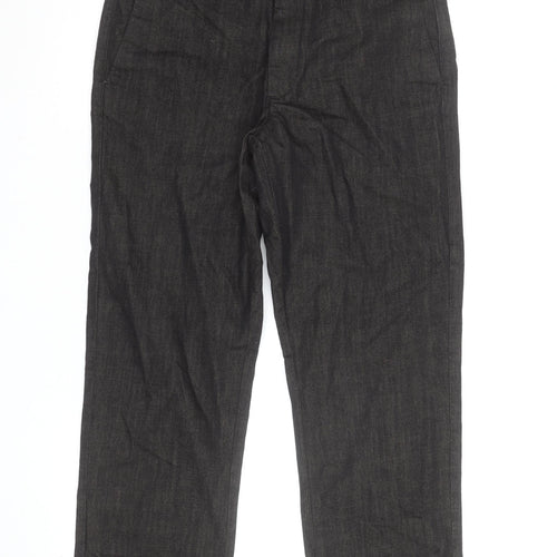 Marks and Spencer Men's Black Straight Fit Jeans W30 L29
