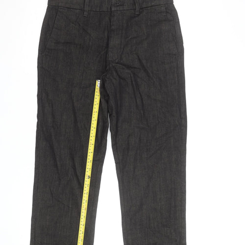Marks and Spencer Men's Black Straight Fit Jeans W30 L29