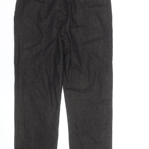 Marks and Spencer Men's Black Straight Fit Jeans W30 L29