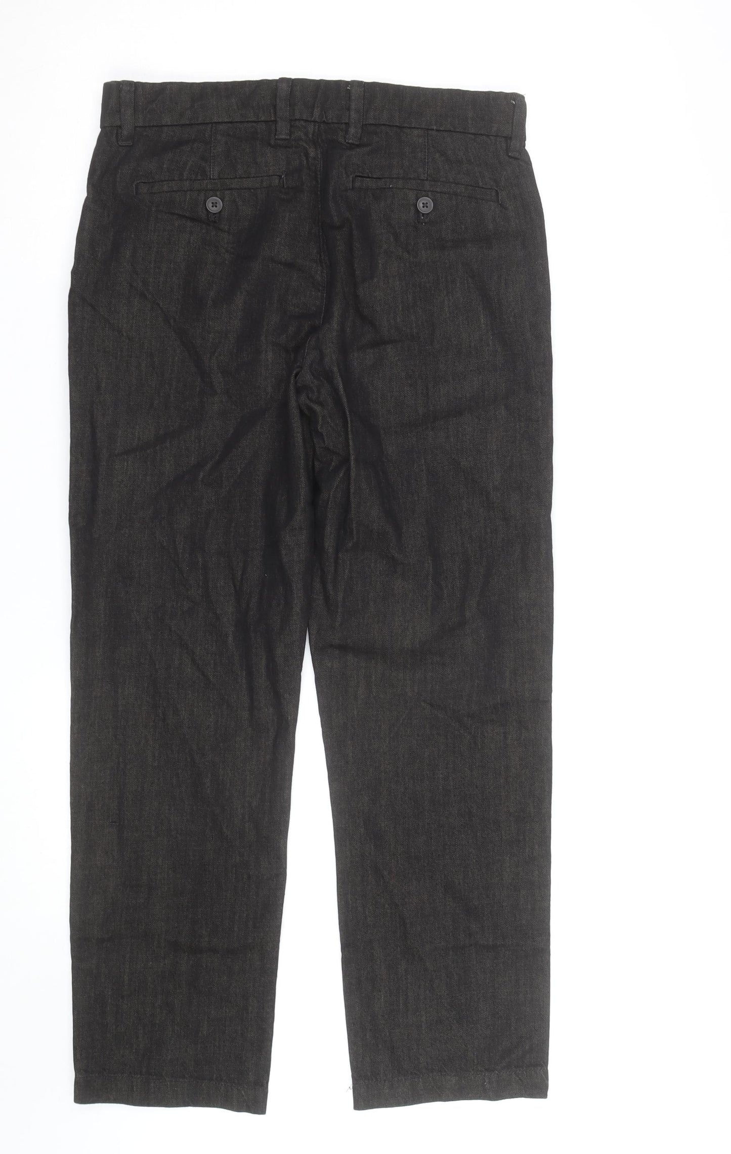 Marks and Spencer Men's Black Straight Fit Jeans W30 L29