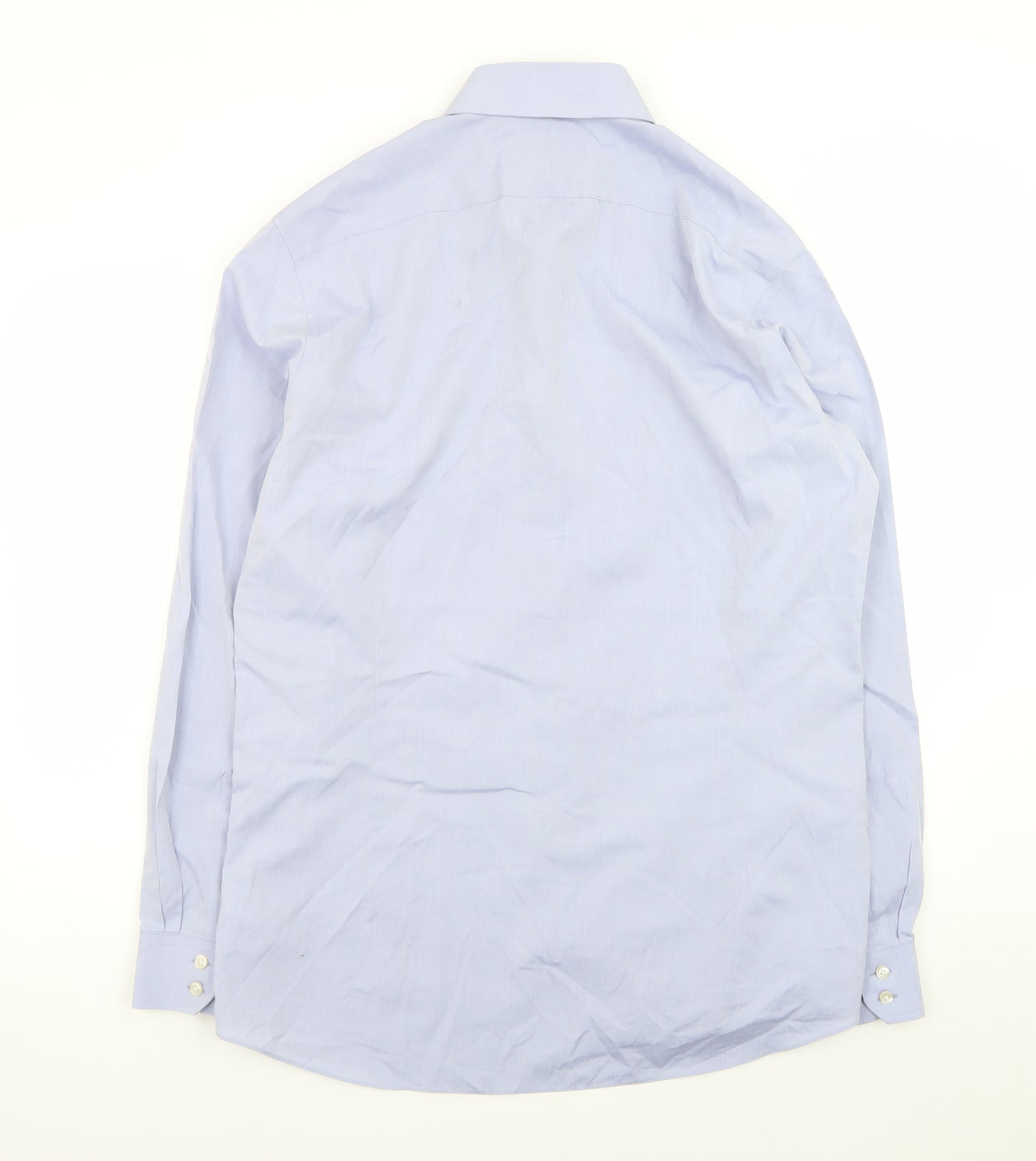 Charles Tyrwhitt Men's Blue Extra Slim Fit Non-Iron Dress Shirt 16.5in