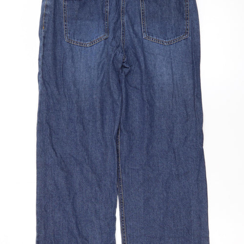 Dunnes Stores Womens Blue Wide-Leg Jeans Size 26in Cotton