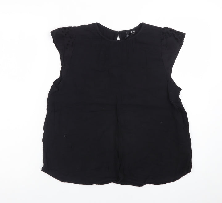 Vero Moda Women’s Black Cotton Sleeveless Blouse XS