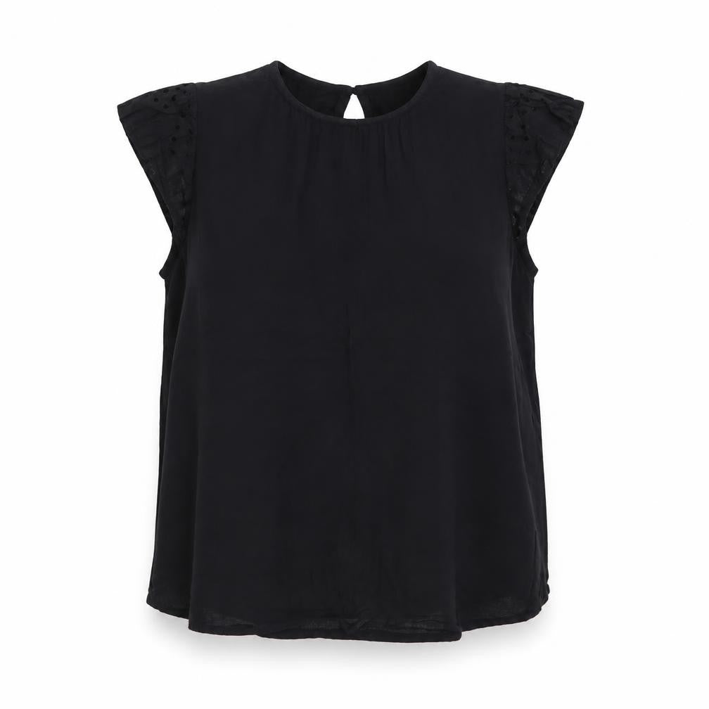 Vero Moda Women’s Black Cotton Sleeveless Blouse XS