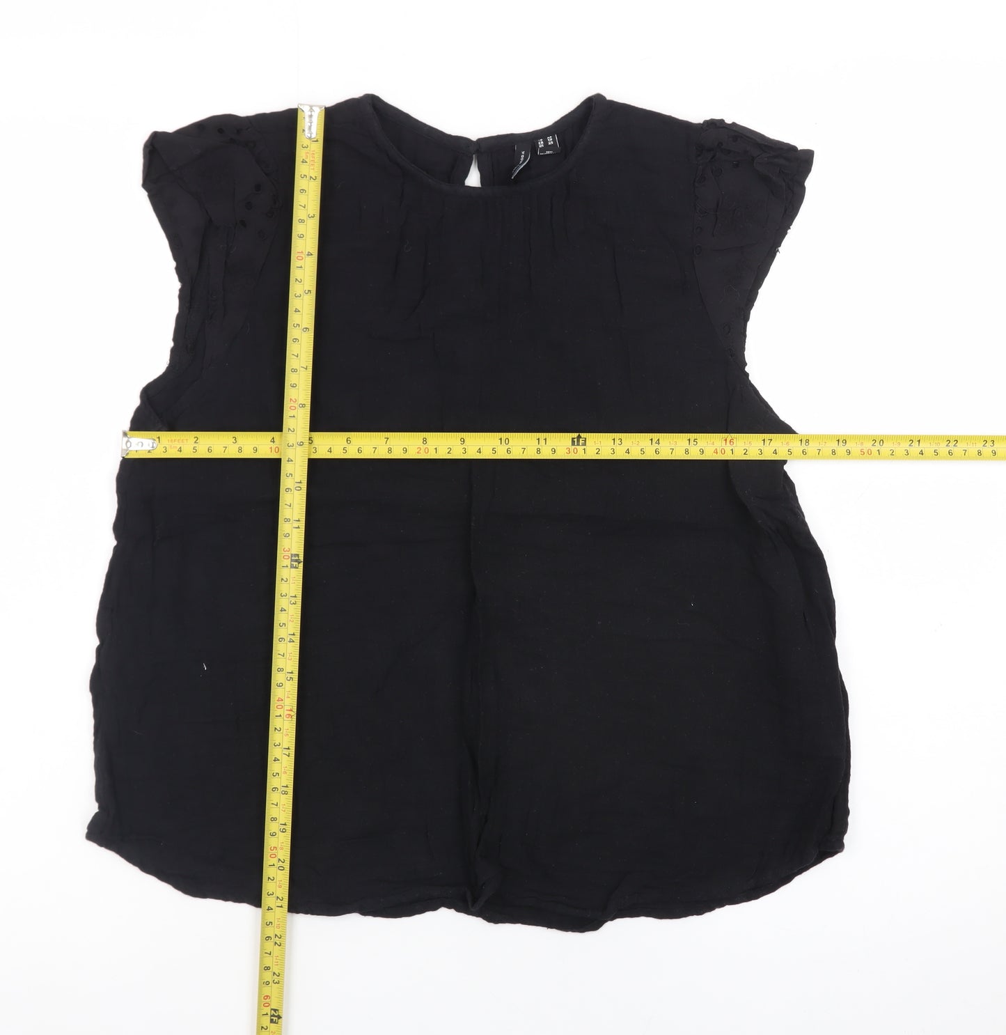 Vero Moda Women’s Black Cotton Sleeveless Blouse XS